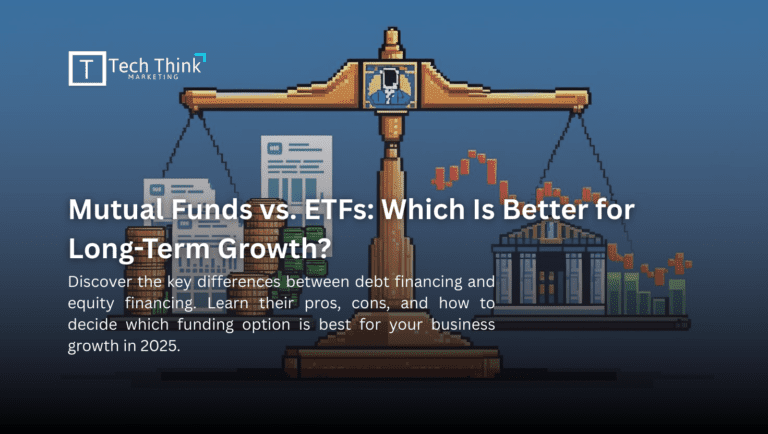 Mutual funds vs ETFs comparison chart for investors