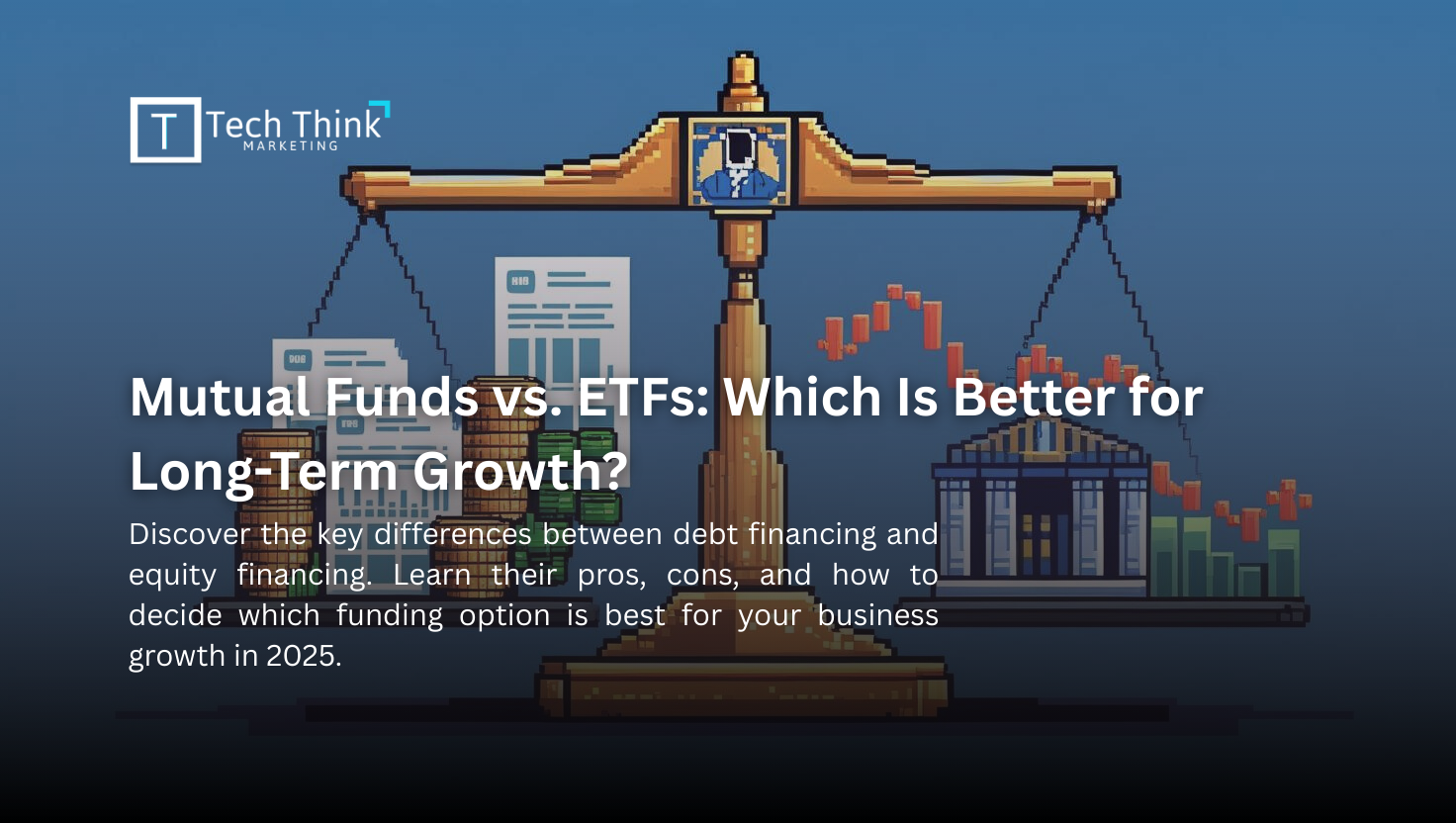 Mutual funds vs ETFs comparison chart for investors