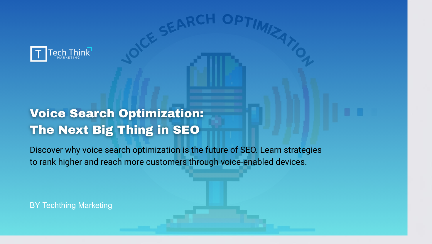Voice Search Optimization: The Next Big Thing in SEO