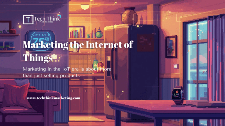 "Marketer analyzing IoT data for personalized campaigns"